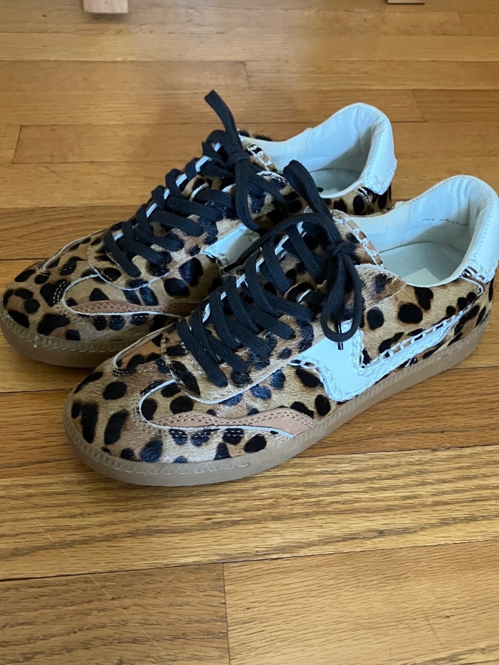 Dolce Vita leopard calf hair sneakers!